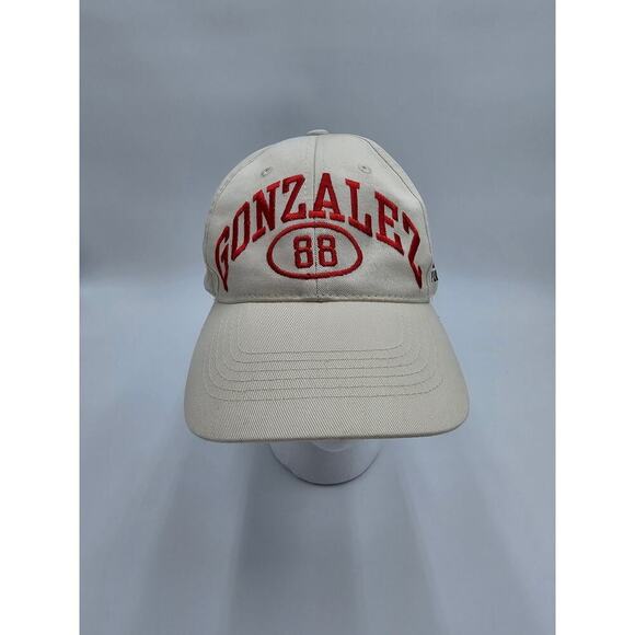 2000s Kansas City Chiefs Tony Gonzalez 88 Cream Numbers, Inc Snapback Hat - Picture 1 of 6